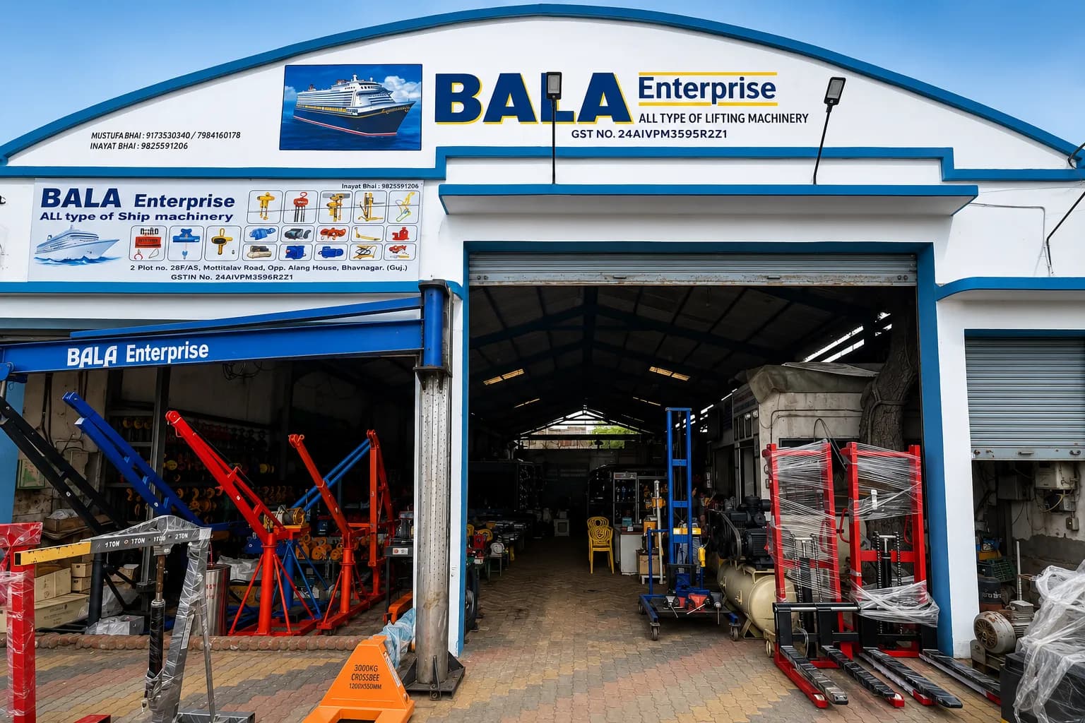 Bala Enterprise main factory entrance at Bhavnagar GIDC.
